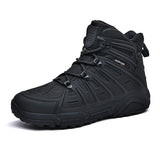 Winter Men's Military Boots Outdoor Hiking Special Force Desert Tactical Combat Ankle Work Mart Lion 709-1-black 41 