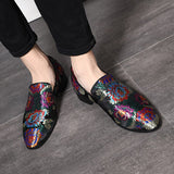  Casual Shoes Men's Driving Loafers Light Moccasins Retro Embroidery Party Wedding Flats Mart Lion - Mart Lion