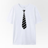 Men's Tee Top Graphic Tie T-Shirt Oversized Cotton Short Sleeve Summer  T Shirts Casual Mart Lion White XS 