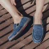 Espadrilles for Men's Loafers Summer Canvas Casual Shoes Handmade Weaving Fisherman Mart Lion   