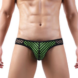 Men's Underwear Ropa Interior Hombre Underpants Perspective Gay calzoncillos hombre big mesh slip hombre briefs Mart Lion   