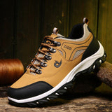 Men's Vulcanized Shoes Outdoor Casual Sneakers  Lightweight Flats Walking Sneakers Mart Lion Yellow 39 