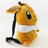Cartoon Style Pokemon Backpack Gengar Plush Toy Stuffed Doll Eevee Snorlax Mew Mimikyu Pikachu  Anime Elf Gengar Kid Mart Lion   