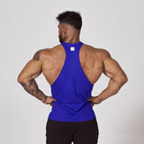 Black Bodybuilding Tank Tops Men's Gym Fitness Cotton Sleeveless Shirt Stringer Singlet Summer Casual Vest Training Clothing