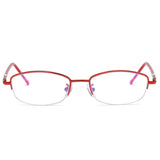 Men's Blue Light Blocking Reading Glasses Women Dimond Cutting Rimless Eyeglasses Frame Anti Fatigue Hyperopia Presbyopic Eyewear