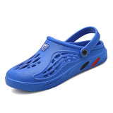 Men's Sandals Outdoor Beach Shoes Slippers Casual Slip On Women Breathable Clogs Mart Lion Blue Eur 36 