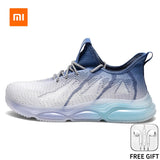 Xiaomi Youpin Tennis Casual Sneakers for Men's Shoes Summer Autumn TPU Boost Non-slip Walking Shoes Soft Breathable Mart Lion Fog Blue 39 