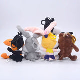 30pcs/lot cute 4inch Space Jam A Legacy James Stuffed Plush Toys Cartoon Animal Rabbit Duck Small Pendant Mart Lion   