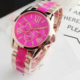 Quartz Watch Ladies Pink Wrist Women Watches Relogio Feminino Montre Femme Clock Mart Lion Red China 