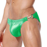 Men's Swimwear Swimming Briefs Underwear Pu Leather Swimsuit swimming Trunks Men's Swim Shorts Panties Mart Lion   