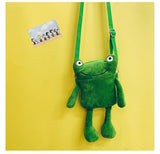 Plush Cute Frog Small Bag Female Girl Mobile Phone Bag Shoulder Messenger Bag Mart Lion   