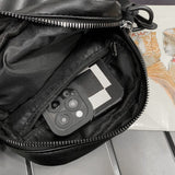  Men's Bag Strap Messenger Sling Bags Casual Purse Leather Zipper Pouch Simple Small Crossbody Shoulder Bag Male Purse Mart Lion - Mart Lion
