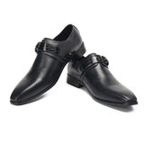 Summer Man Square toe leather Shoes Genuine Leather Manual Oxford ventilation Formal Gentleman Wedding Mart Lion Black 36 
