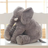 60CM One Piece Gray Elephant Plush Doll With Long Nose Cute PP Cotton Stuffed Baby Super Soft Elephants Toys WJ346 Mart Lion 40CM Gray 