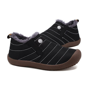 Men's Women Snow Shoes Waterproof Plush Warm Fur Non-slip Slip-on Winter Sneakers Botas Mujer Invierno Outdoor Mart Lion   