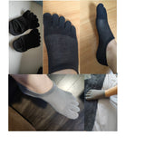 Men's Women Slipper Toe Socks Mesh Hollow No Show Socks Sweat-absorbing Boat Sock Ankle Short Socks Breathable Five Finger Socks Mart Lion   
