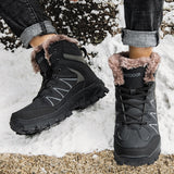 Winter Men‘s Hiking Shoes Outdoor Trekking Boots High Top Mountain Climbing Sneakers Tactical Ankle Boots Mart Lion   