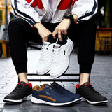 Men's Casual Shoes Blue Sneakers Luxury Brand Sneaker Lace-Up Athletic Sports Outdoor Sneaker Light Mart Lion   