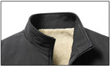 Large Winter Jacket Men's Streetwear Casual Warm Corduroy Outwear Thick Cotton-Padded Varsity Coat Parkas Mart Lion   