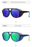 Adult UV400 Vintage Sunglasses Men's Women Retro Sun Glasses Steampunk Goggles Outdoor Sports Running Fishing Eyewear Mart Lion   