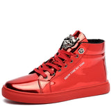 Red Brand Superstar Shoes Men's Luxury Designer Black Sneakers Street High top Skateboard Flats Mart Lion red B02 39 China