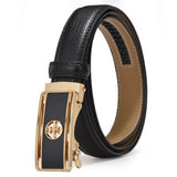 Women Belt Designer Brand Real Genuine Leather Strap Automatic Buckle Belts Pasek Damski Riem Mart Lion Black China 95cm
