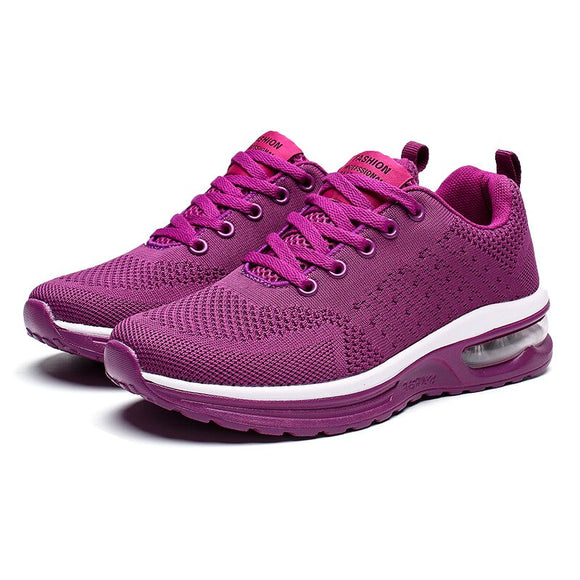 Women's Men's Sports Sneakers Tennis Female Ladies Casual Unisex Running Lovers Breathable Air Mart Lion Purple 35 