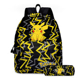 Pokemon Children's School Backpack Storage Bag Kawaii Pikachu Pencil Case Anime Doll Travel Bag Boy Of Girl Toys Xmas Mart Lion B  