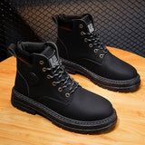 Men Shoes Trend All-match Short Boots Classic Autumn Casual Martin Retro Motorcycle Mart Lion   