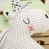 Nordic Style Rabbit Unicorn Bear Pillow Cushion Cotton Animal Plush Toys Children Toys Baby Room Decoration Mart Lion   