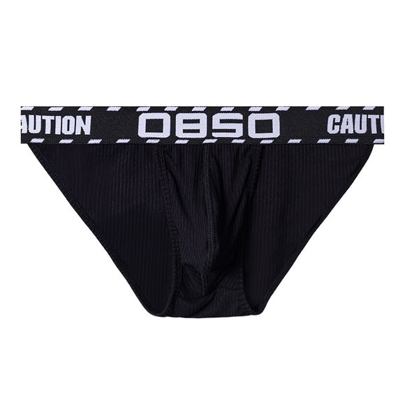 U Convex Cotton Man's Underwear Briefs Underpants Briefs Bikini Gay lingerie Funny BS3105 Mart Lion BS3105-Black M 1pc
