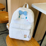 Kawaii Sanrioed Anime Cinnamoroll Melody Plush Bag Women Tote Handbags Shoulder Bags Backpack Plushie Stuffed Toy Mart Lion NM-4  
