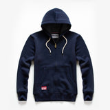 Solid Color Hoodie Men's Zip Up Long Sleeve Oversized Jacket Coat Harajuku Gothic Hooded Sweatshirt Teen Mart Lion Navy M 