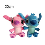 10pcs/lot 20cm cute Soft Stitch Stuffed plush toy cartoon anime Lilo Stitch Plush Toys Mart Lion 20cm 2 color  