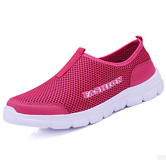 Women Aqua Shoes Breathable Mesh Sandals Lightweight Quick-drying  leather Flat sneaker platform Mart Lion   