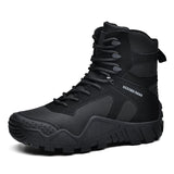 Camouflage Hiking Boots Men's Winter Walking Hiking Shoes Mountain Sport Trekking Sneakers Hunting Mart Lion Black 802-1 39 
