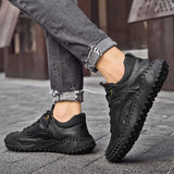 Leather Casual Shoes Breathable Sneakers Driving Loafers Moccasins