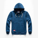 Solid Color Hoodie Men's Zip Up Long Sleeve Oversized Jacket Coat Harajuku Gothic Hooded Sweatshirt Teen Mart Lion dark blue M 