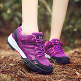 Summer Hiking Shoes Women Hiking Shoe Mesh Hollow Breathable Outdoor Trekking Sports Wear-Resistant Men's Shoe Mart Lion   