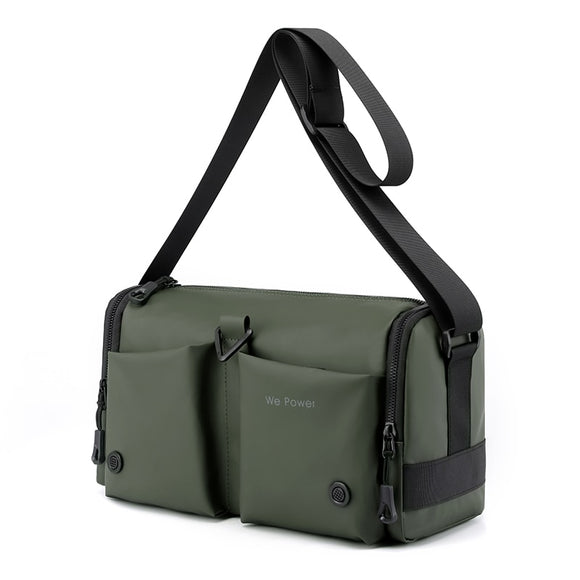 Men's Bag Big Size Casual Crossbody Bags For Nylon Shoulder Bag Luxury Large Capacity Leisure Male Satchel Totes Mart Lion Green cossbody bag (30cm<Max Length<50cm) 