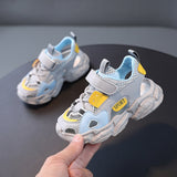 Summer Children Breathable Non-slip Shoes Boys Sports Baotou Sandals Baby Girls Hollow Sneakers Beach Wear Mart Lion gray 21 