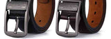 Cow Genuine Leather Luxury Strap Belts Men's Classice Pin Buckle Leather Belt Mart Lion   