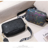 Women Bags Rhombus Ribbon Camera Small Square Bag Casual Mobile Phone Bag Small Mart Lion   