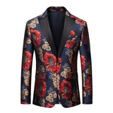 Men's Blazer Casual Steampunk Jacket Luxury Art Print Terno Social Masculino Homme Mart Lion 213 Asian L 55kg-63kg 