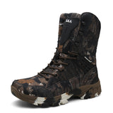 Camouflage Men's Boots Work Shoes Tactical Military Army Outdoor Hiking Ankle Mart Lion Brown 7 
