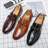 Casual Men Leather Shoes Loafers Soft Dress Wedding Designer Flat Sneakers Mart Lion   