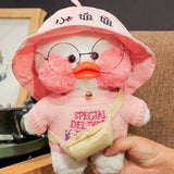 Kawaii Cartoon LaLafanfan 30cm Cafe Duck Plush Toy Stuffed Soft Kawaii Duck Doll Animal Pillow Kids Children Mart Lion 5  