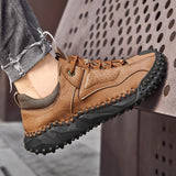 Leather Casual Shoes Breathable Sneakers Driving Loafers Moccasins