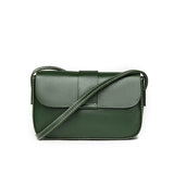 Women Crossbody Genuine Leather Shoulder Bag Flap Bag Small Purse Ladies Crossbody Handbag Mart Lion Green  