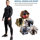 Men's Bodybuilding Sport T-shirt Quick Dry Running Shirt Long Sleeve Compression Top Gym Fitness Tight Rashgard Mart Lion   